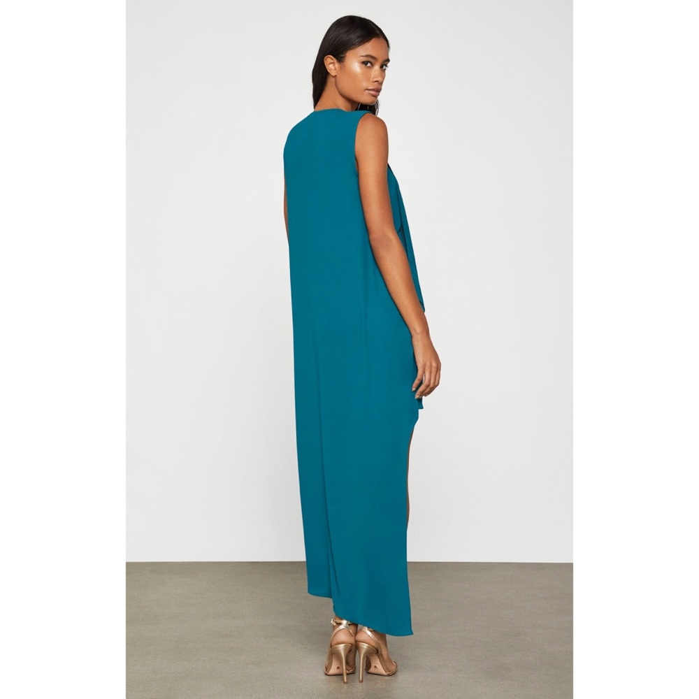 BCBGMaxAzria turquoise asymmetrical dress - Picture 3 of 4